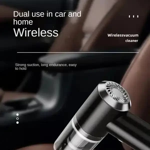 Portable Car Vacuum Cleaner Wireless Handheld Vacuum Cleaner For Car Home Strong Suction 2in1