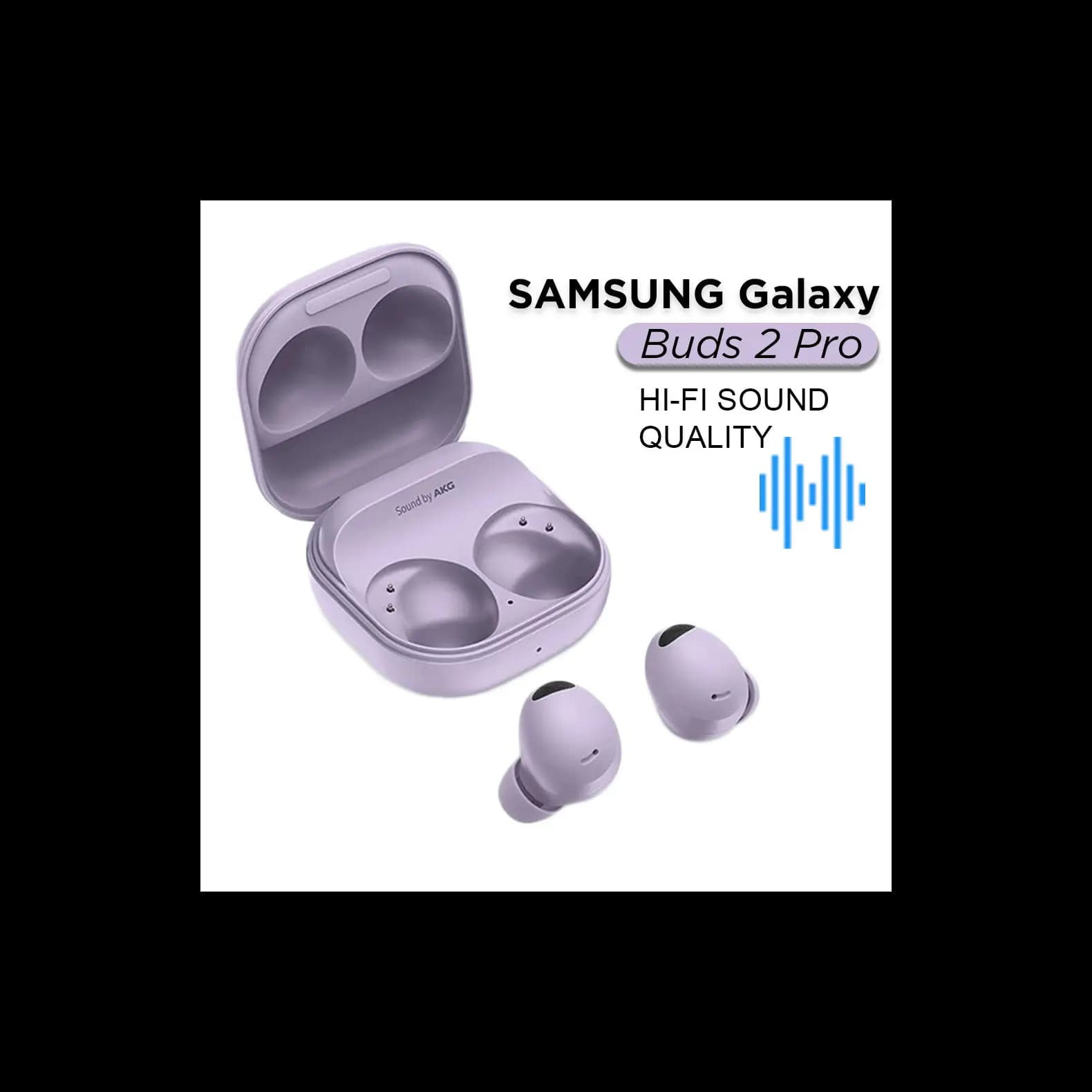 SAMSUNG Galaxy Buds 2 Pro True Wireless Bluetooth Earbuds Bora Purple