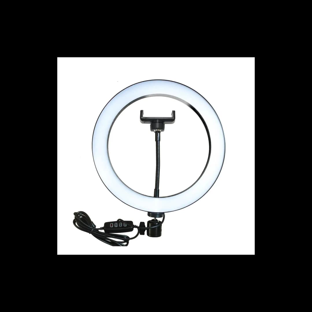 26CM LED STUDIO CAMERA RING LIGHT PHOTOGRAPHY WITH MOBILE HOLDER